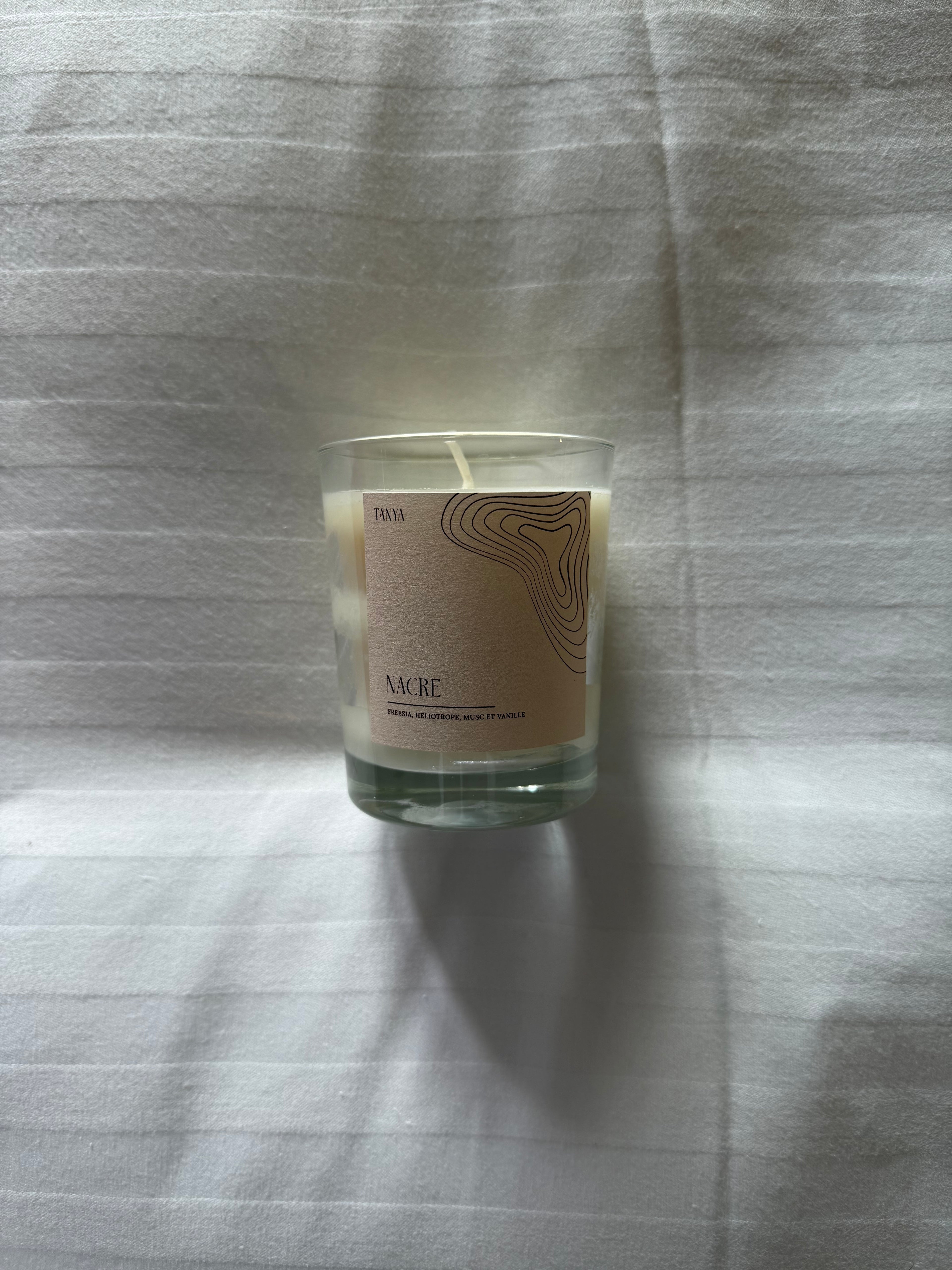 BOUGIE - NACRE        Nouveauté 2026